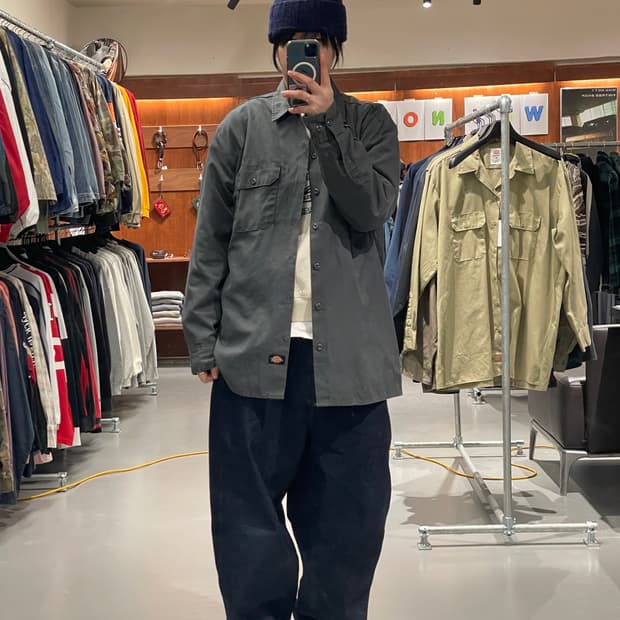 디키즈 워크 셔츠