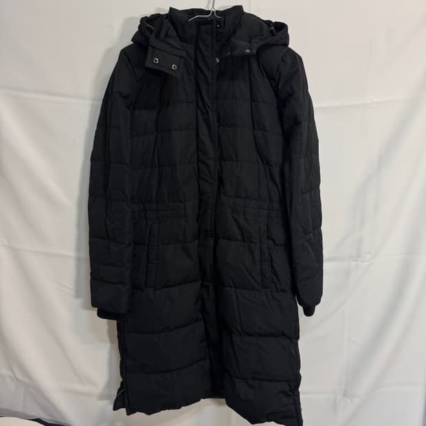 띠어리 구스다운 롱패딩