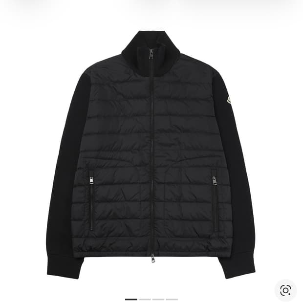 [L]25fw 몽클레어 트리콧 가디건 니트패딩