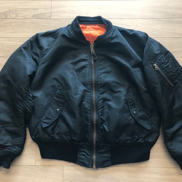 90s alpha ma-1 블랙 L