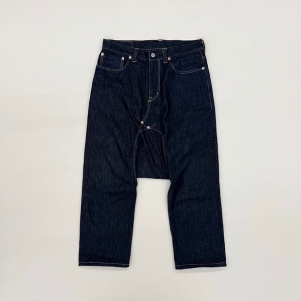 후미토 간류 배기 데님 팬츠