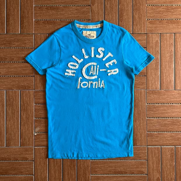 Hollister logo cotton 1/2 tee
