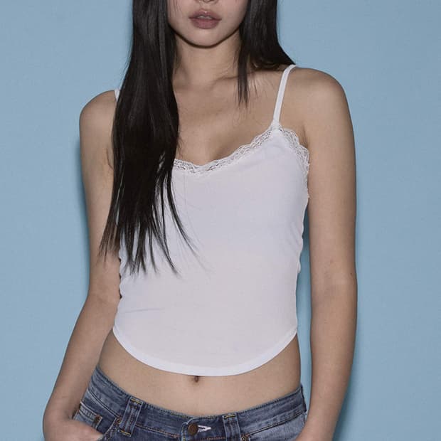 플리즈노팔로우 플로라레이스 탑