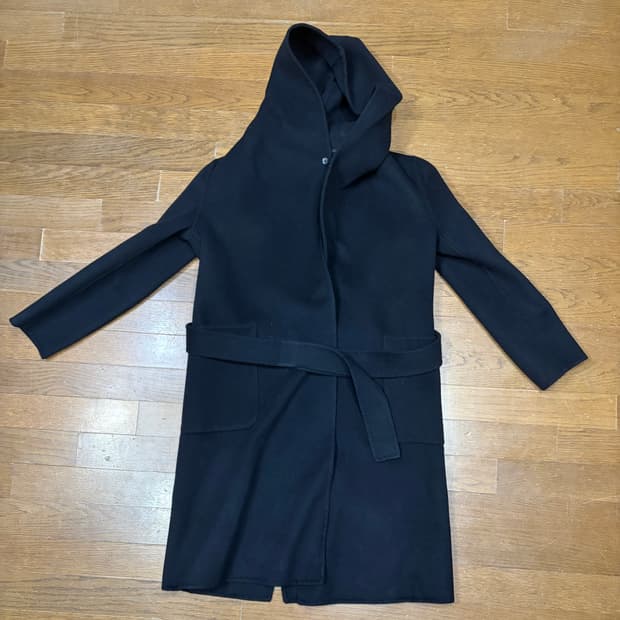 핸드메이드 후디 코트