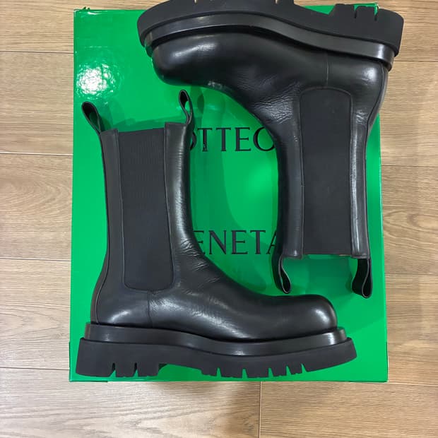 보테가베네타 러그 첼시부츠 42
