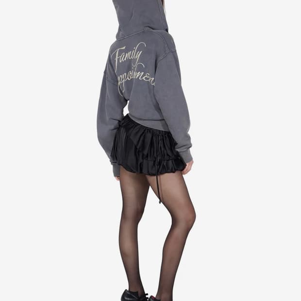 스컬프터 Bad Seed Washed Hoodie Zip-Up