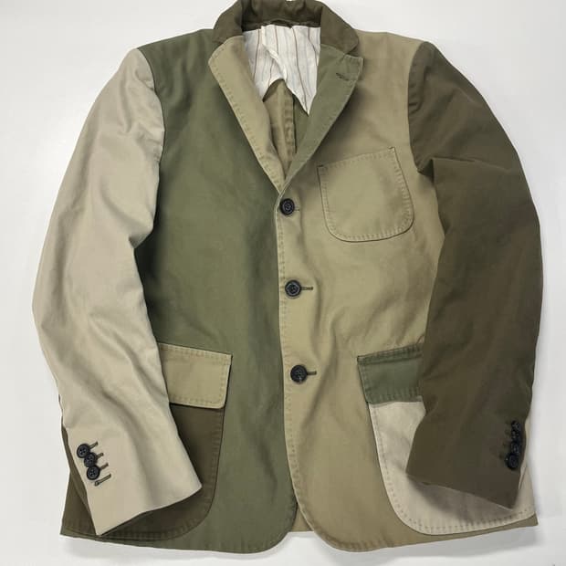 [50] LARDINI 닉우스터 x 라르디니 패치워크 테일러드 3B자켓