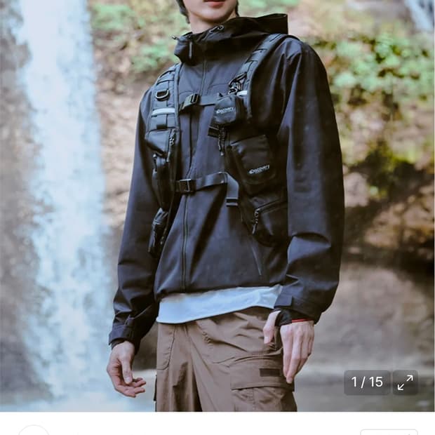 디스커버리 고어텍스 윈드 자켓 BK