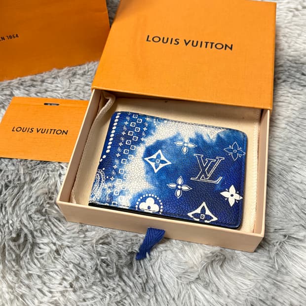 풀구성품 루이비통 반다나 슬렌더월릿 반지갑 