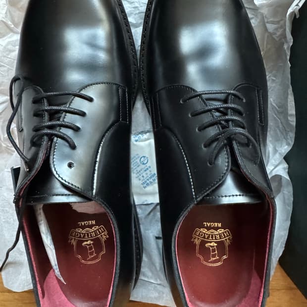 금강제화 헤리티지 리갈 플레인 더비 블랙 275 HEROXG5505F1