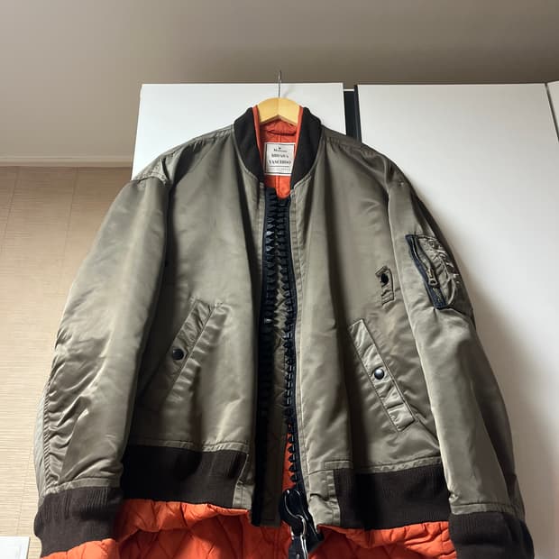 [48] 미하라 야스히로 빅지퍼 봄버 ma-1