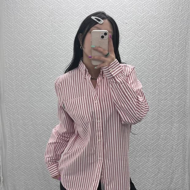 칼하트 00's 레트로 스트라이프 셔츠 S C07129