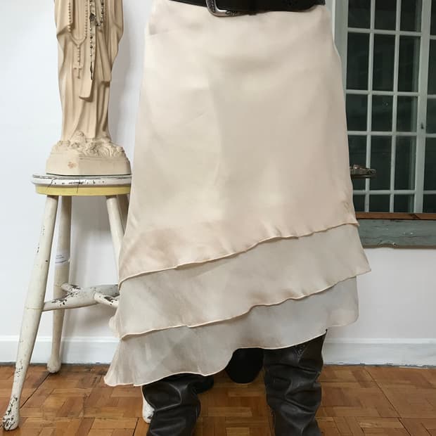 vintage frill one-piece
