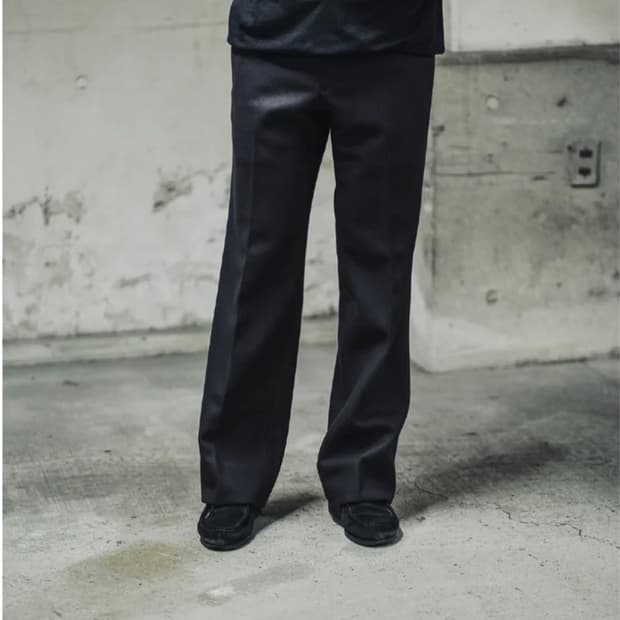 [2] 코모리 라이트 멜튼 파이프 스템 팬츠