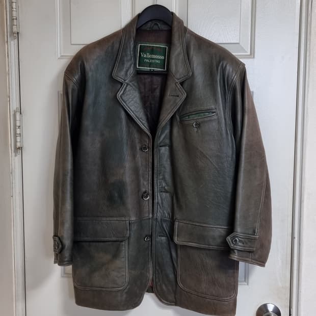1980 valle mosso palestro Leather Jacket