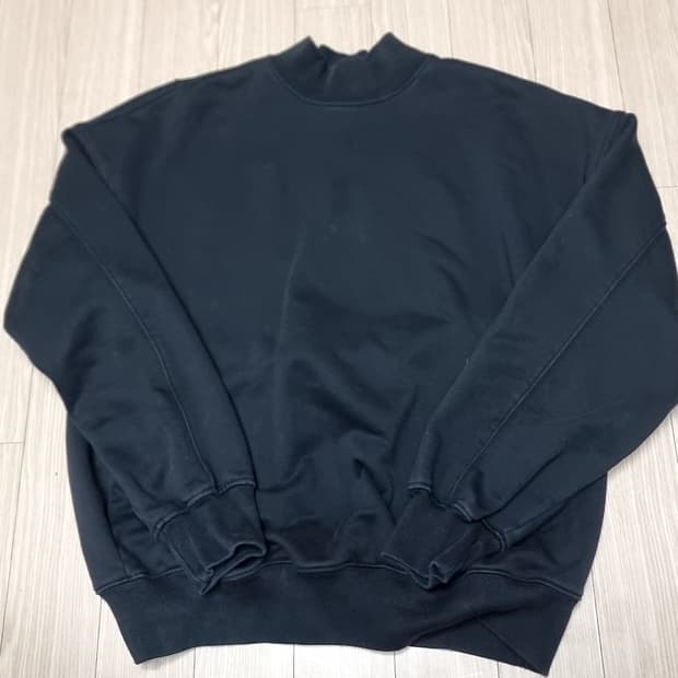 파르티멘토 블랙 목넥 맨투맨 티셔츠(105-110)