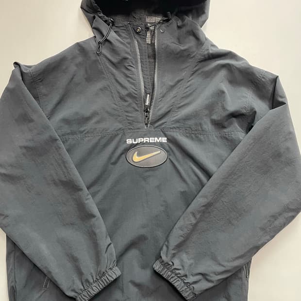 슈프림 나이키 리버시블 아노락 블랙 M