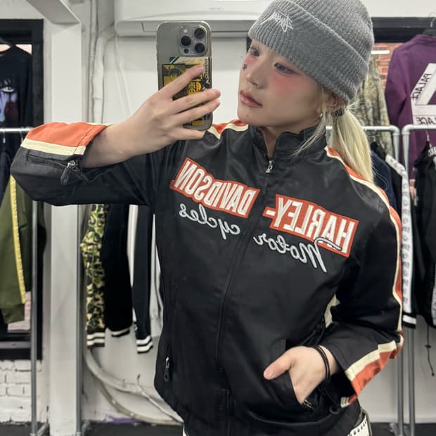 할리데이비슨 사이드라인 레이싱 자켓