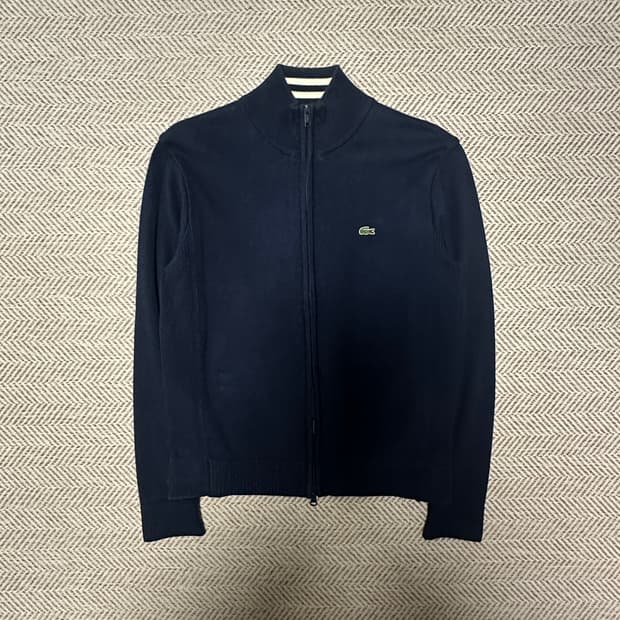 LACOSTE knit zipup
