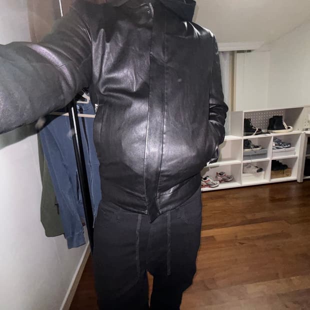 bbs아님!! 램스킨 레더 자켓