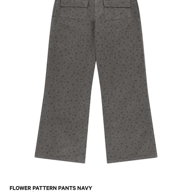 코이세이오 FLOWER PATTERN PANTS NAVY