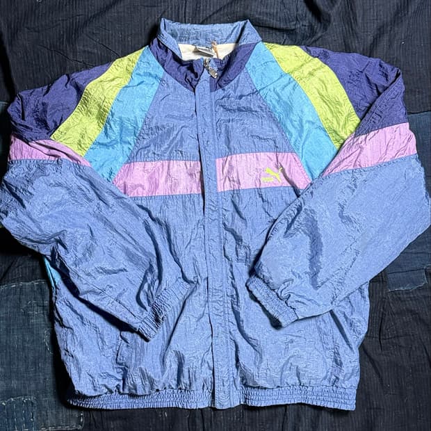 90‘s 푸마 올드스쿨 나일론 트랙 자켓 XL
