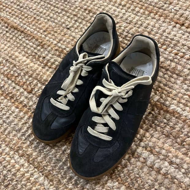 메종 마르지엘라 네이비 독일군 스니커즈 235