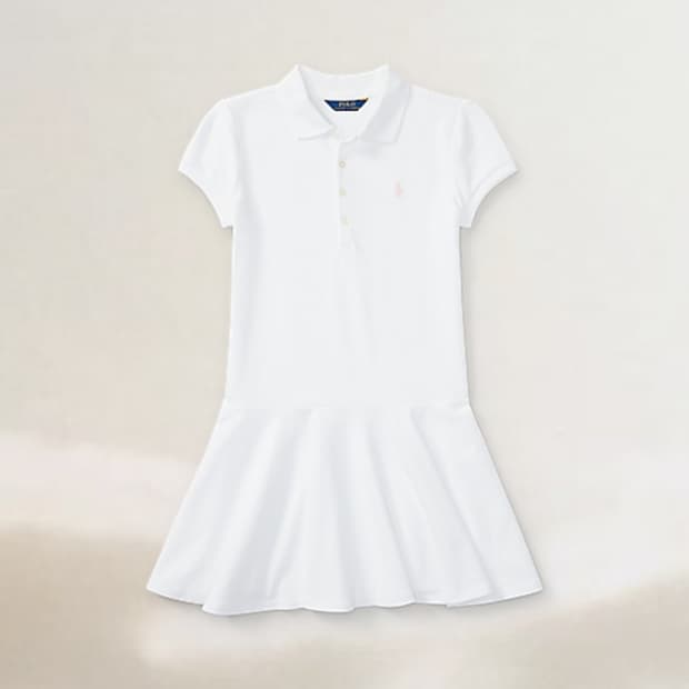 폴로 랄프로렌 걸즈 피케 프릴 원피스 정품O