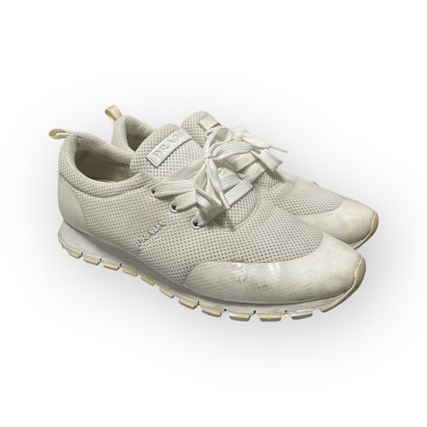 265) 프라다 매치레이스 스니커즈 화이트