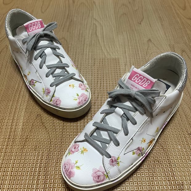 39 골든구스 하이스타 플라워 페인팅