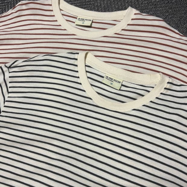 블랭크룸 스트라이프 롱슬리브 2사이즈