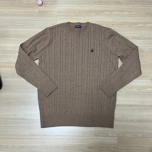 비버리힐스 폴로클럽 케이블 니트