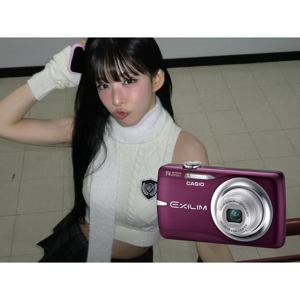 (이채영,아이사pick) 카시오 Exilim EX-Z550｜빈티지디카