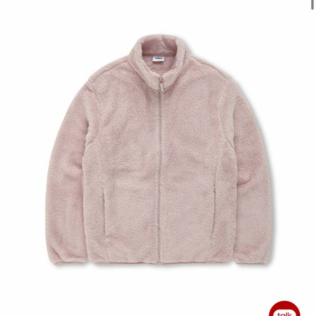 스파오 후리스 핑크