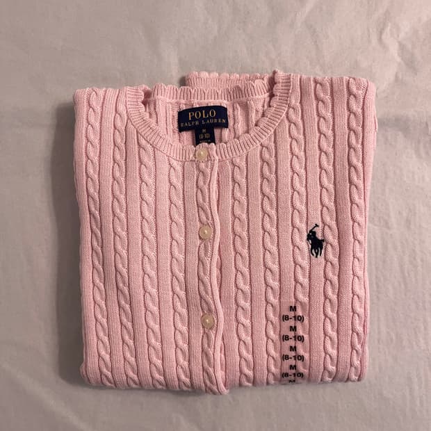 폴로 걸즈 가디건