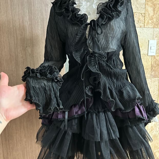 고스고딕공겜다크엔젤메이드 코디 gothic