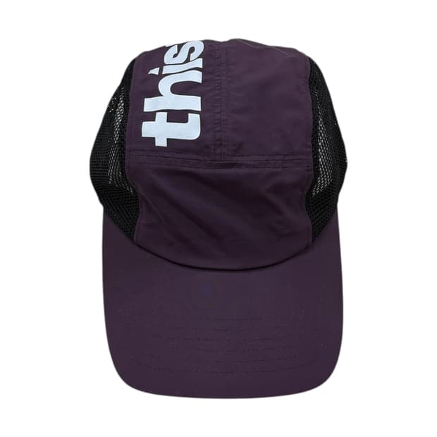 디스이즈네버댓 나일론 메쉬캡 캠프캡 모자 퍼플 보라