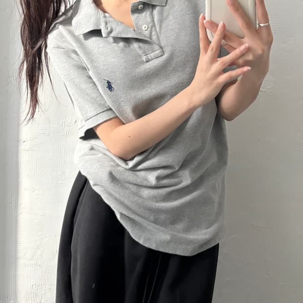 Polo 폴로 랄프로렌 그레이컬러 PK 카라티셔츠
