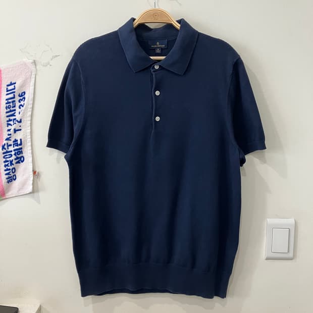 474 브룩스브라더스 코튼니트 반팔