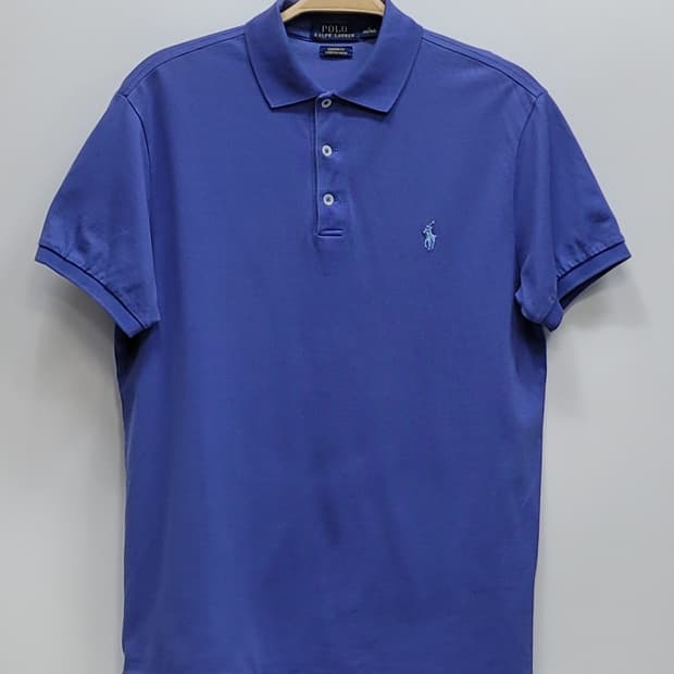 POLO 폴로 랄프로렌 커스텀핏 스트레치 메시 티셔츠 / 남 M 퍼플
z