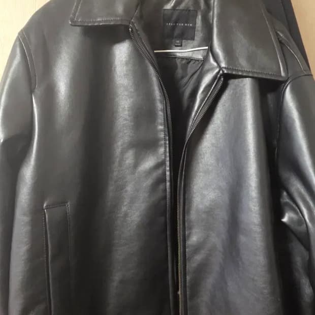 스파오 레더 자켓