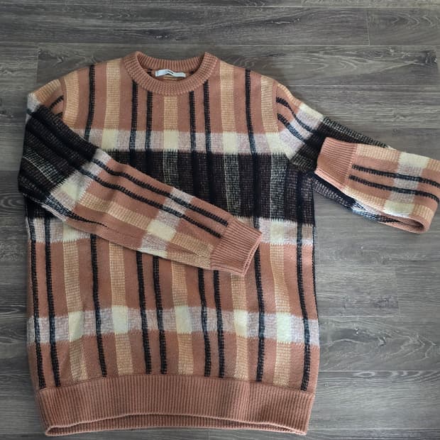 시스템옴므 니트  오버사이즈