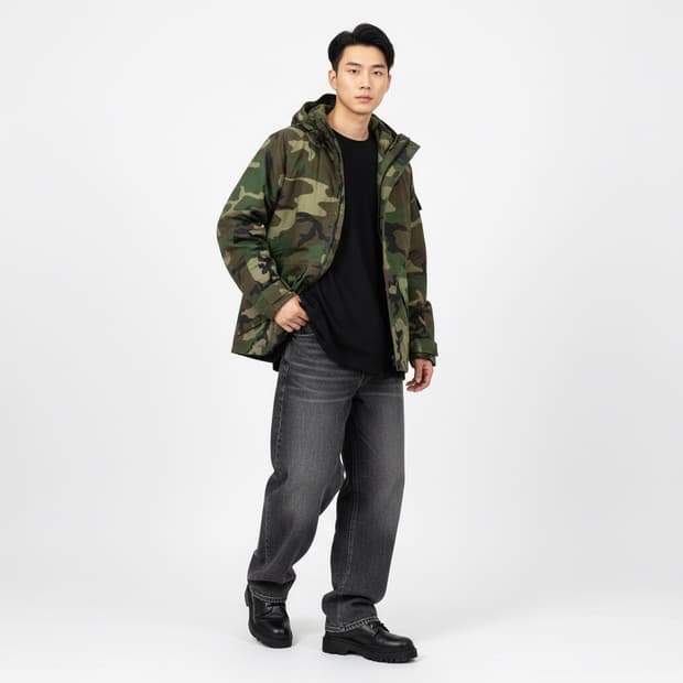 US Army 미군 고어텍스 카모 자켓 FREE (밀리터리)