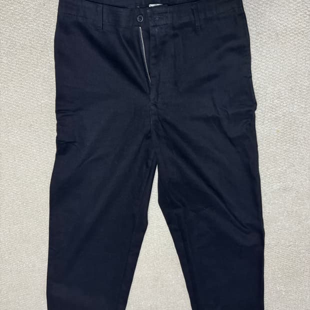 PARTIMENTO 블랙 치노팬츠 S