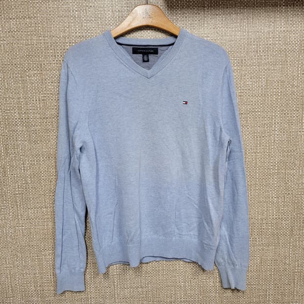 S 95사이즈 타미힐피거 브이넥 니트