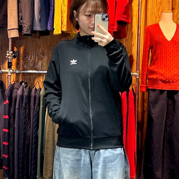 L 아디다스 파이어버드 미니멀 블랙 트랙탑