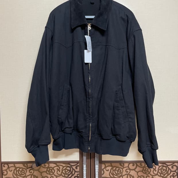 [3] 코모리 블랙 드릴 집 자켓