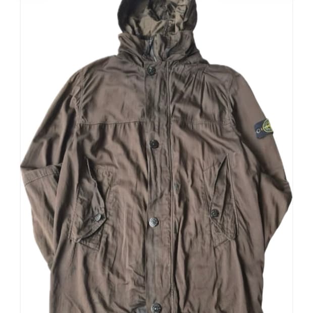 스톤아일랜드 90s 100사이즈 라소 고마토 왁싱자켓