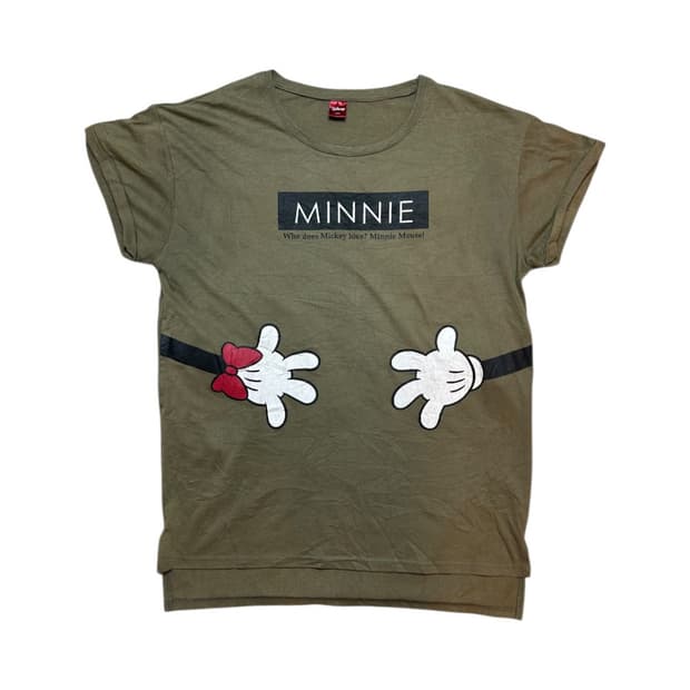 (M) 디즈니 JPN 포켓 프린팅 반팔티셔츠 T-052