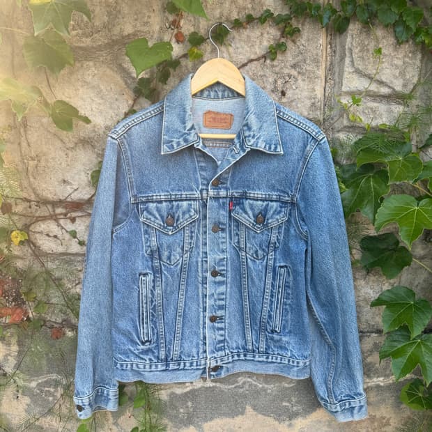 80s levis 리바이스 3rd usa made 데님 트러커 자켓